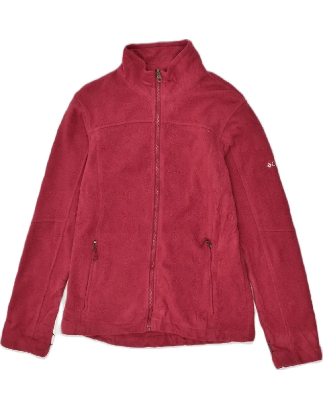COLUMBIA Womens Fleece Jacket UK 16 Large Red Polyester Knit Jacket Woven Jacket Fleece Jacket COLUMBIA Womens Fleece Jacket UK 16 Large Red Polyester Knit Jacket Woven Jacket Fleece Jacket