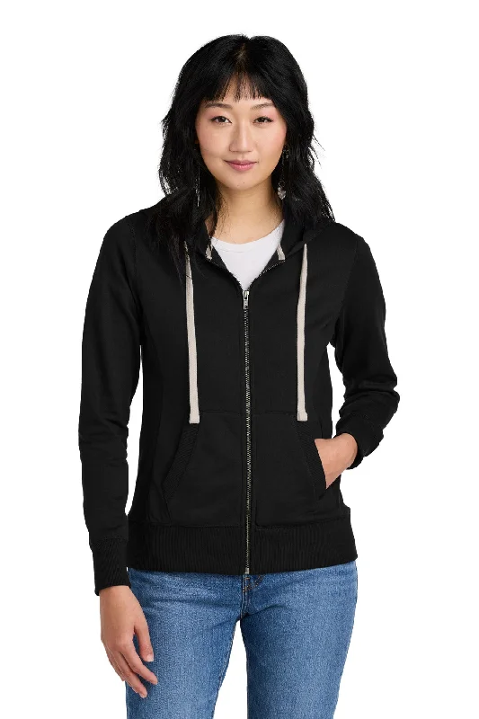 District Women's Re-FleeceFull-Zip Hoodie Hoodie with Oversized Fit Loose Comfortable District Women's Re-FleeceFull-Zip Hoodie Hoodie with Oversized Fit Loose Comfortable