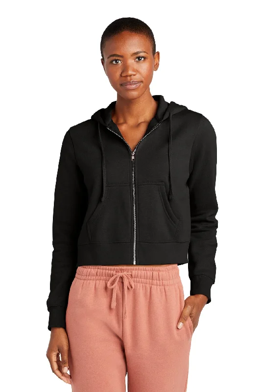 District Women's VIT Fleece Full-Zip Hoodie Hoodie with Rolled Sleeves Casual Relaxed District Women's VIT Fleece Full-Zip Hoodie Hoodie with Rolled Sleeves Casual Relaxed